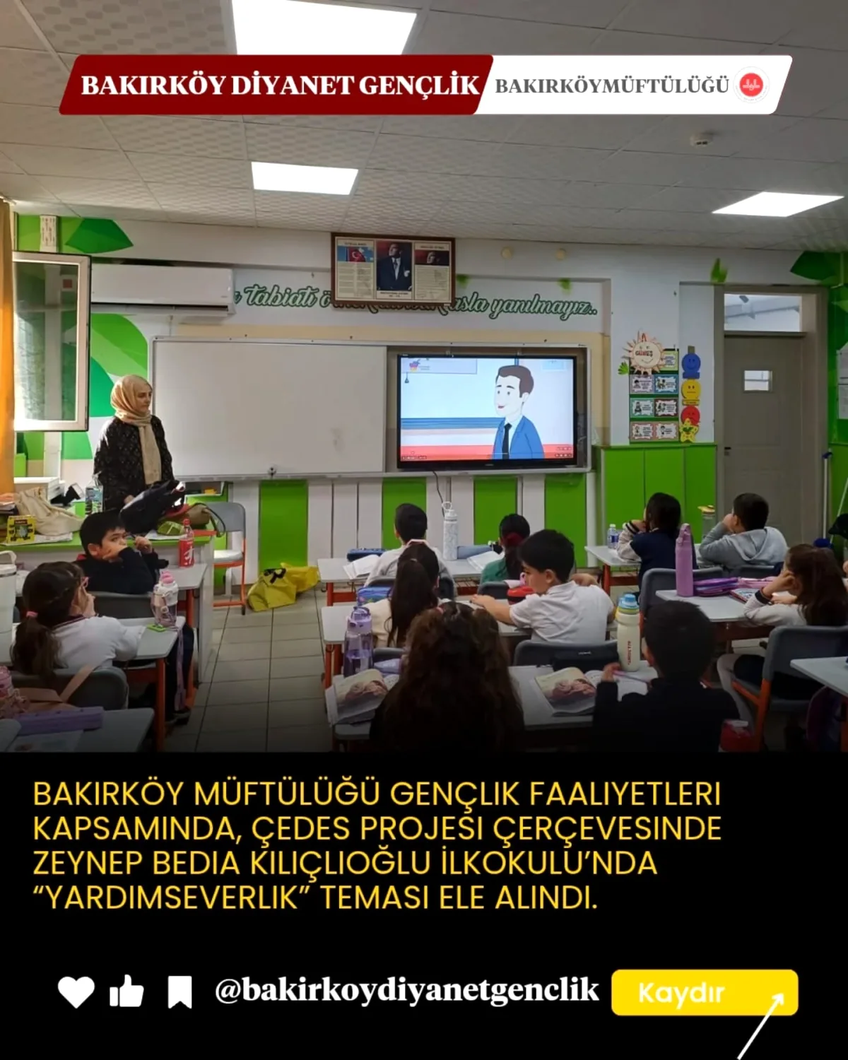 Bakırköy'de Öğrencilere Yardımseverlik Dersi: Cami Öğreticisi Anlattı Bakırköy'de Öğrencilere Yardımseverlik Dersi: Cami Öğreticisi Anlattı
