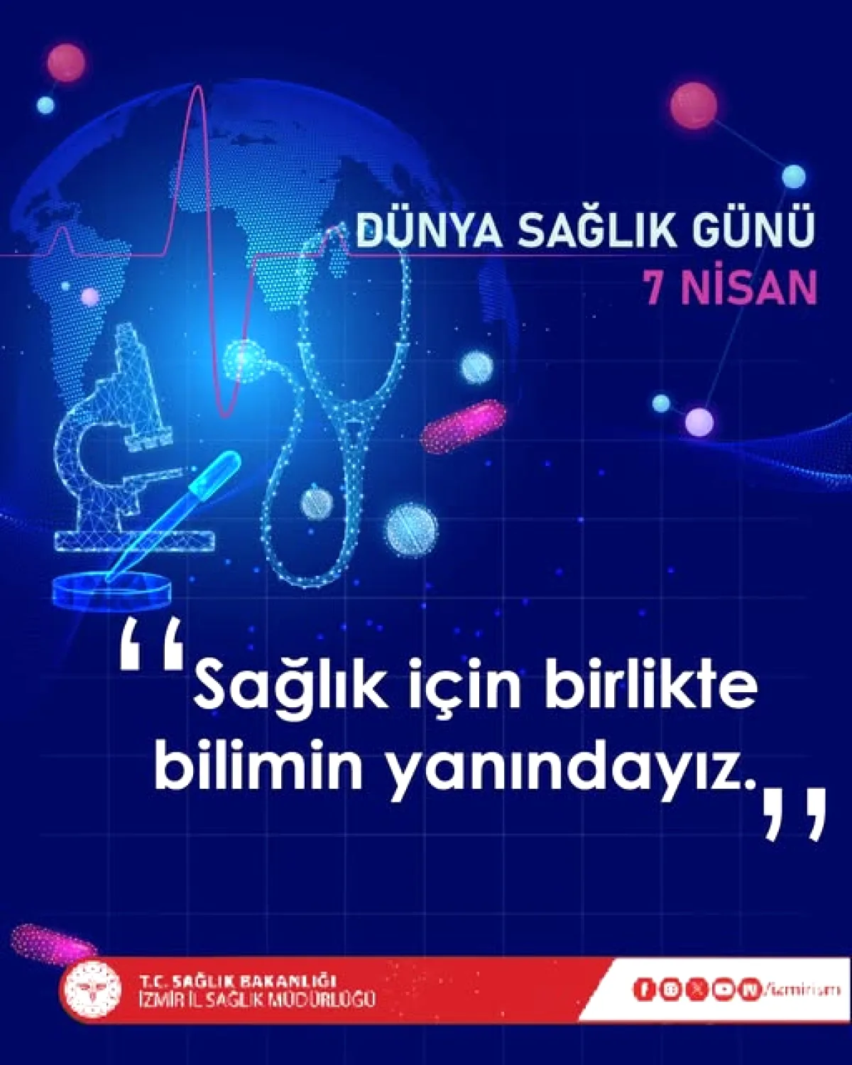 İzmir'den Dünya Sağlık Günü Mesajı: "Sağlığınız En Büyük Hazineniz" İzmir'den Dünya Sağlık Günü Mesajı: "Sağlığınız En Büyük Hazineniz"