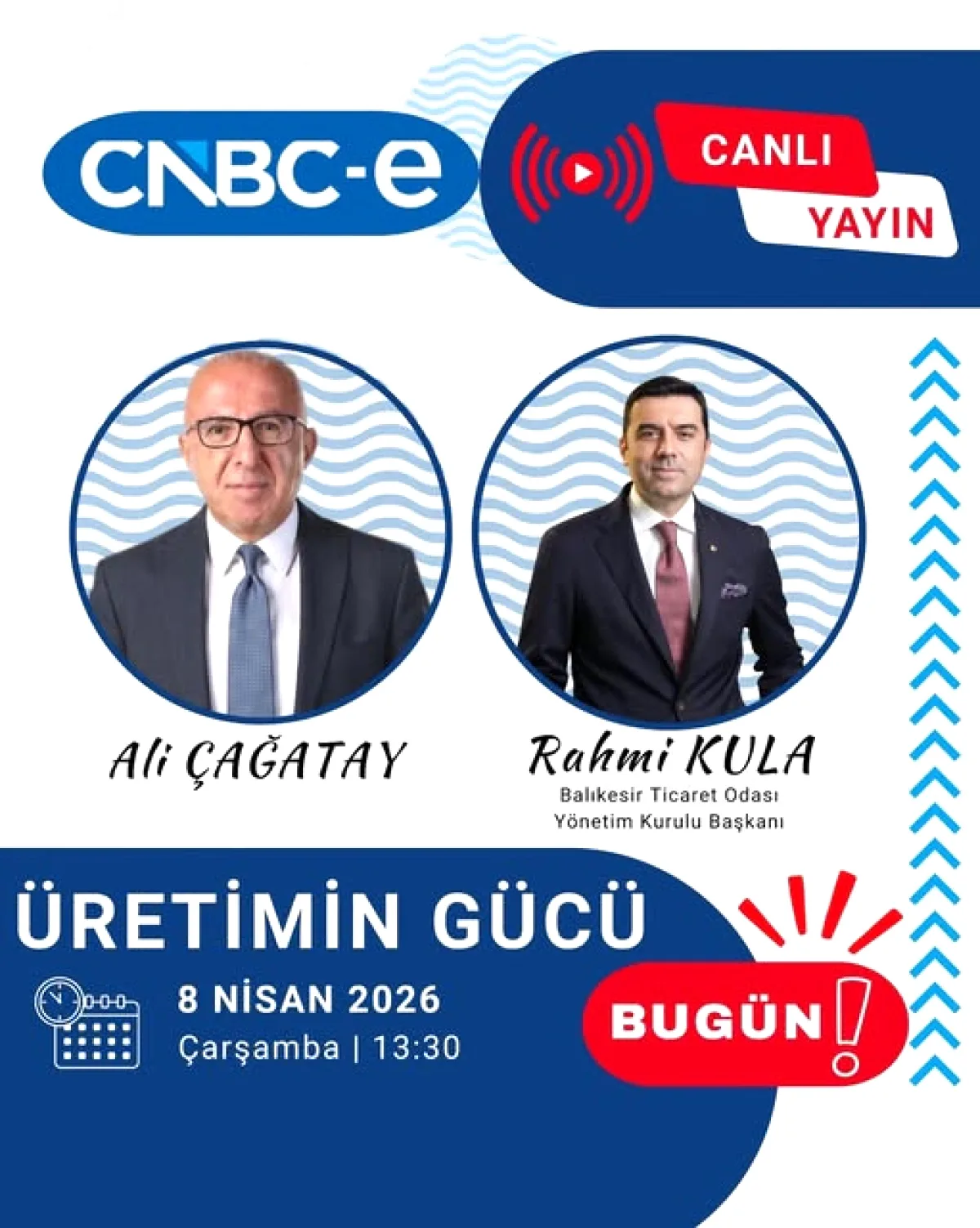 Rahmi Kula Bugün CNBC-e'de Canlı Yayında Rahmi Kula Bugün CNBC-e'de Canlı Yayında
