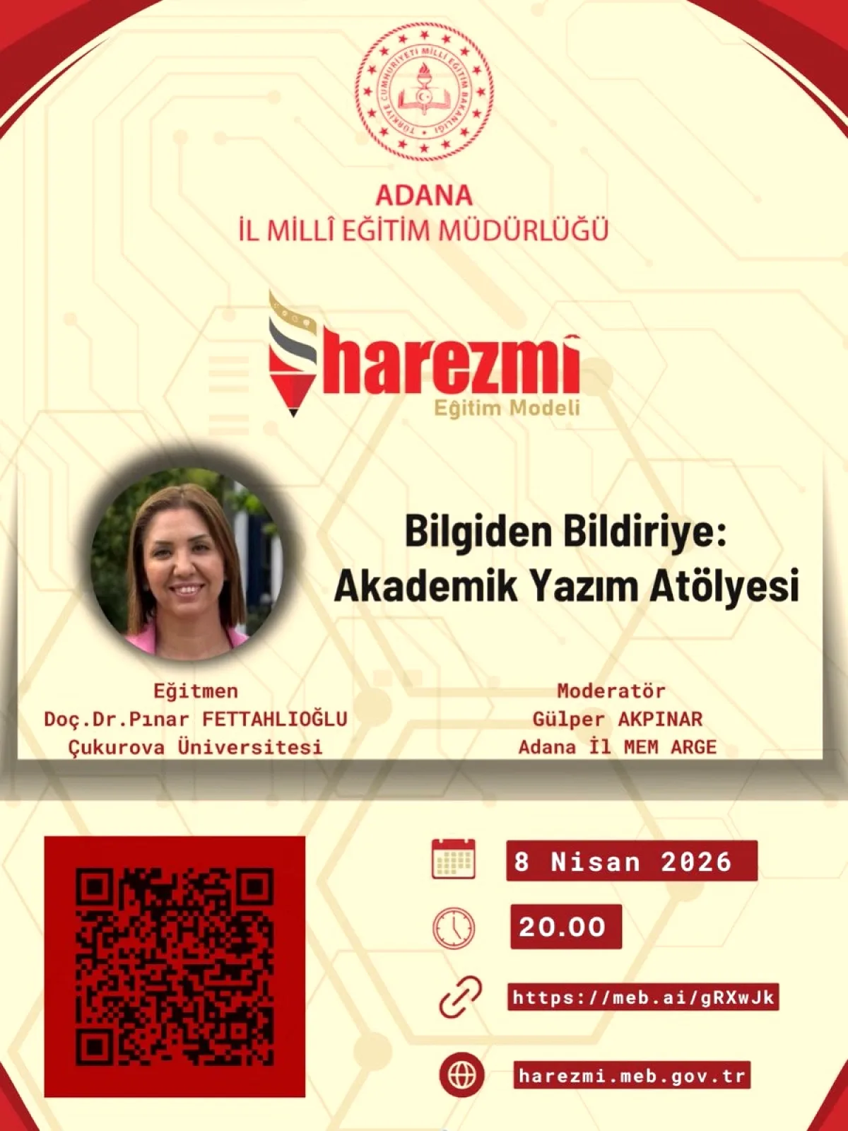 Bilgiden Bildiriye Akademik Yazım Atölyesi Bugün Çevrim İçi Düzenleniyor Bilgiden Bildiriye Akademik Yazım Atölyesi Bugün Çevrim İçi Düzenleniyor