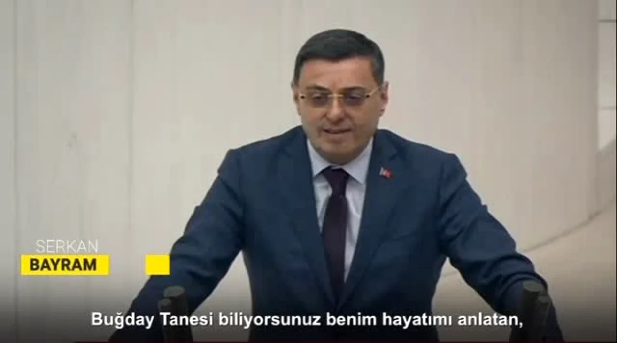 Bayram'dan TBMM'de Buğday Tanesi eserine sahiplenme Bayram'dan TBMM'de Buğday Tanesi eserine sahiplenme