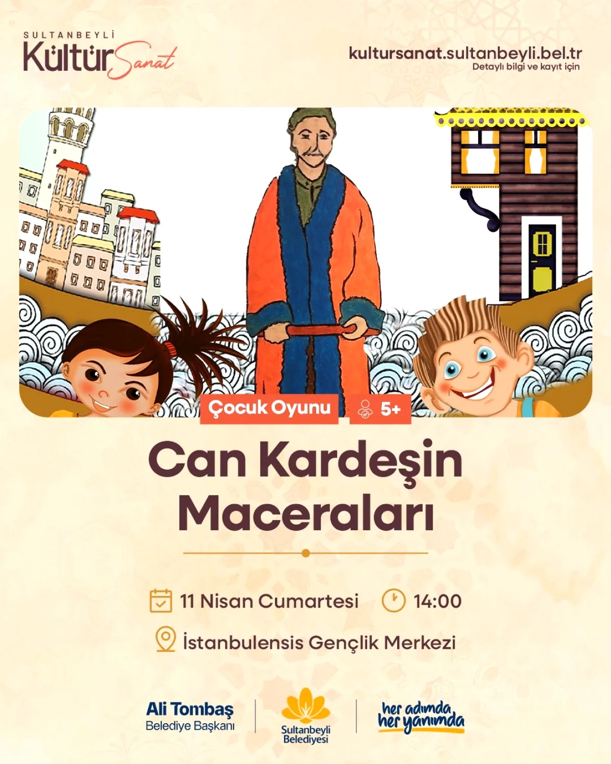 Ücretsiz Çocuk Tiyatroları Bu Hafta Sonu Sultanbeyli'de! Ücretsiz Çocuk Tiyatroları Bu Hafta Sonu Sultanbeyli'de!