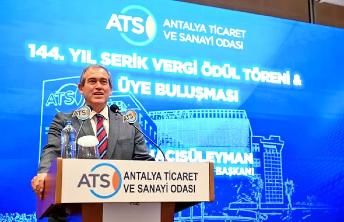 ATSO 144. Yıl Serik Vergi Ödül Töreni Düzenlendi ATSO 144. Yıl Serik Vergi Ödül Töreni Düzenlendi