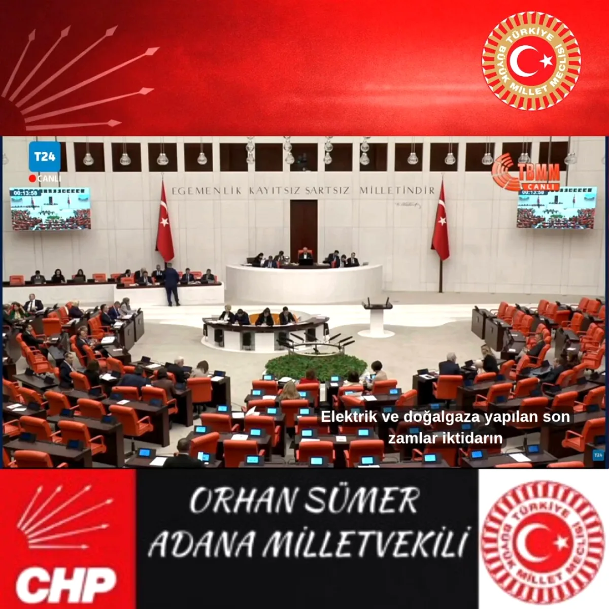 CHP'li SÜMER'den Zam Tepkisi: "Halka Kurulan Pusu" CHP'li SÜMER'den Zam Tepkisi: "Halka Kurulan Pusu"
