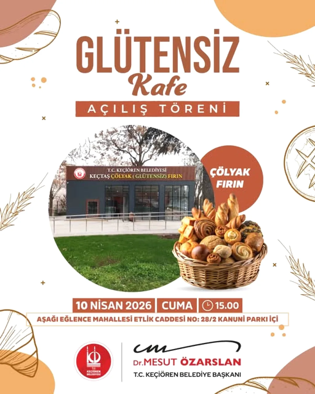 Keçiören'de Glütensiz Kafe Açılıyor: 10 Nisan'da Huzurlu Bir Başlangıç Keçiören'de Glütensiz Kafe Açılıyor: 10 Nisan'da Huzurlu Bir Başlangıç