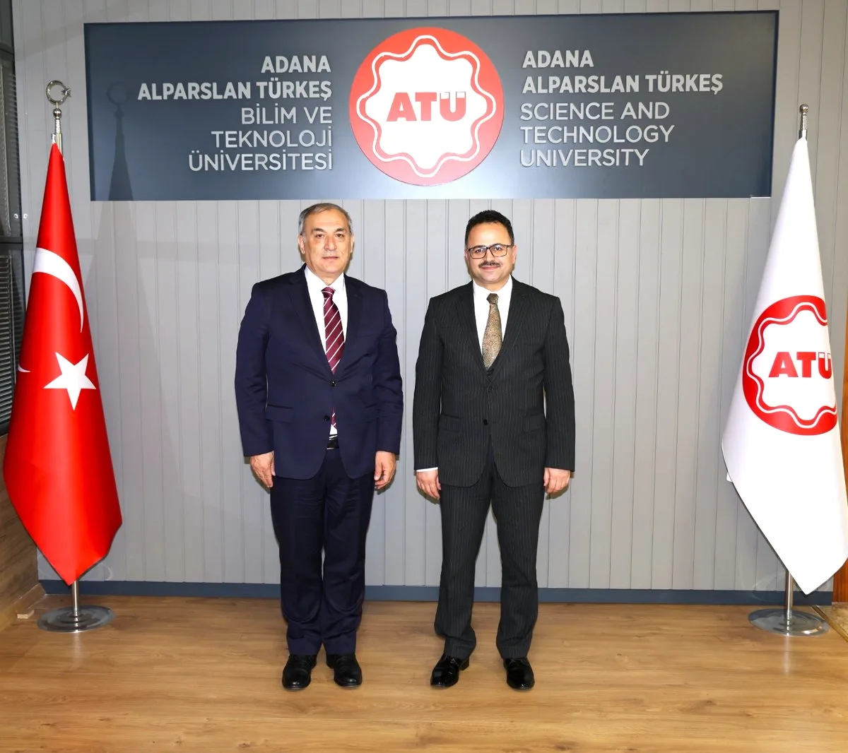 Çukurova Kaymakamı, ATÜ Rektörü'nü Ziyaret Etti Çukurova Kaymakamı, ATÜ Rektörü'nü Ziyaret Etti