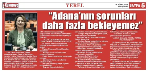 Adana'nın İlçelerinde Merkezi İdare Sorunları: Çözüm Bekleyen 15 İlçe
