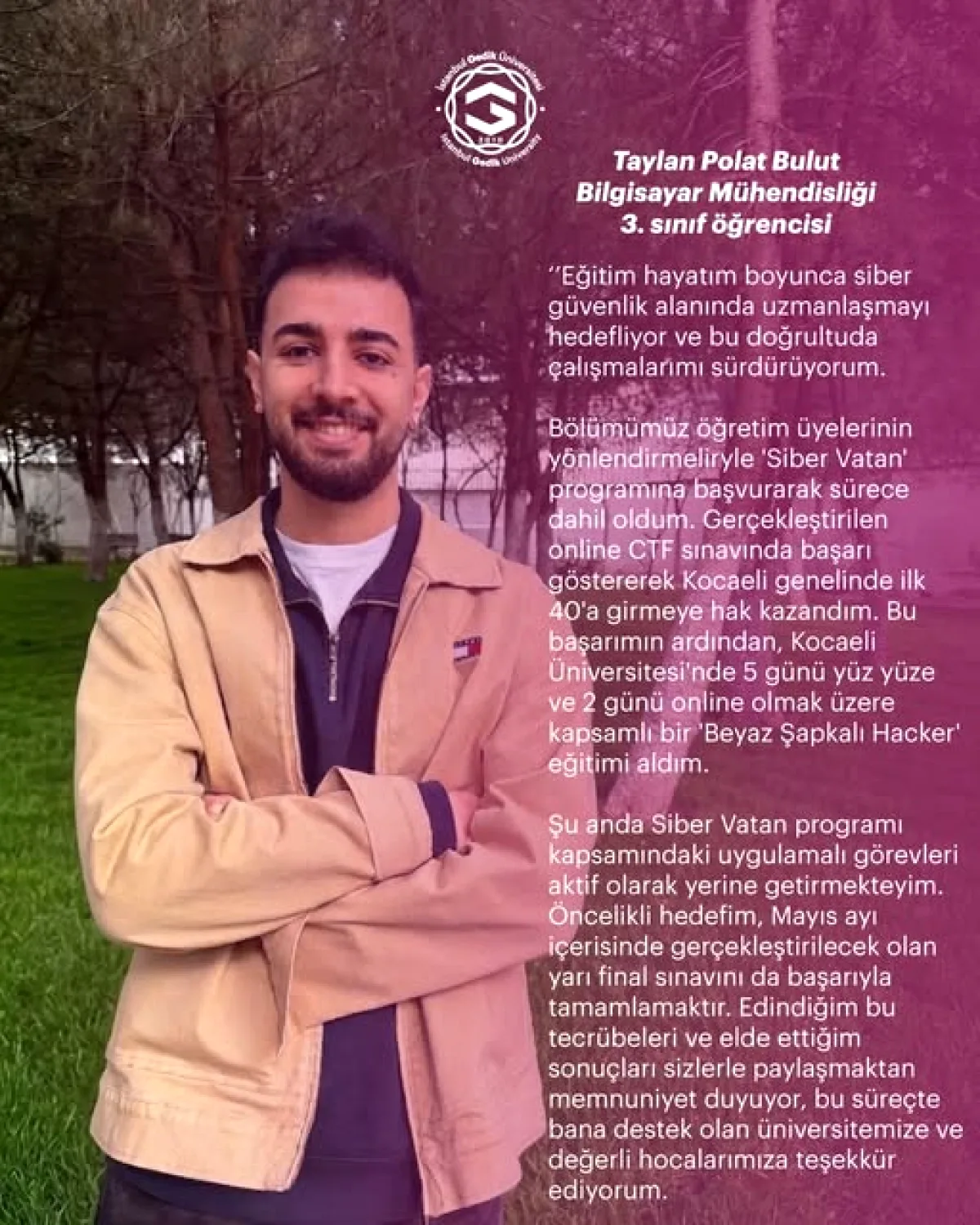 Siber Vatan'da İlk 40'a Girdi: Gedik Üniv. Öğrencisi Siber Vatan'da İlk 40'a Girdi: Gedik Üniv. Öğrencisi