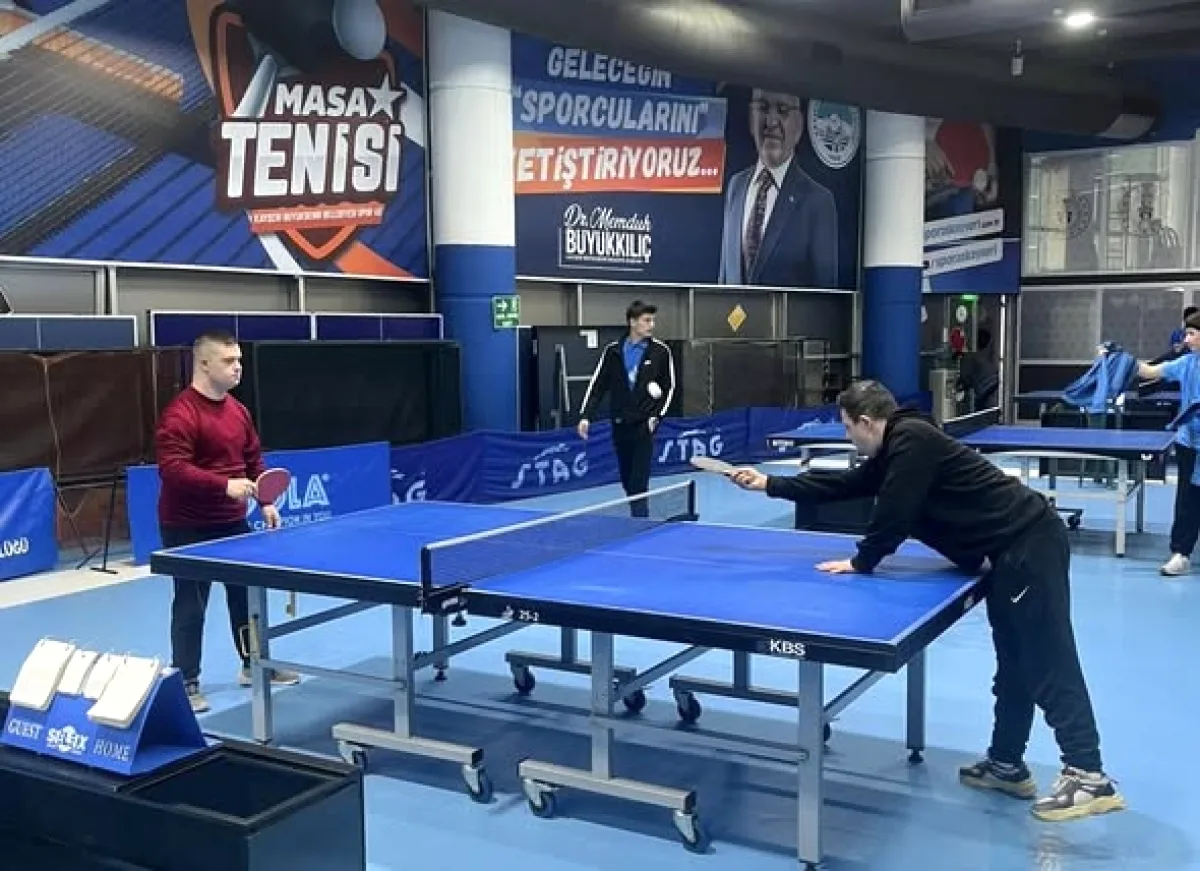 Kayseri'de Özel Sporcular Masa Tenisi Turnuvasında Buluştu Kayseri'de Özel Sporcular Masa Tenisi Turnuvasında Buluştu