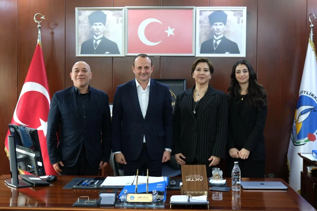 Çiftlikköy Belediye Başkanı Yele, Aktif Hastanesi heyetini ağırladı Çiftlikköy Belediye Başkanı Yele, Aktif Hastanesi heyetini ağırladı