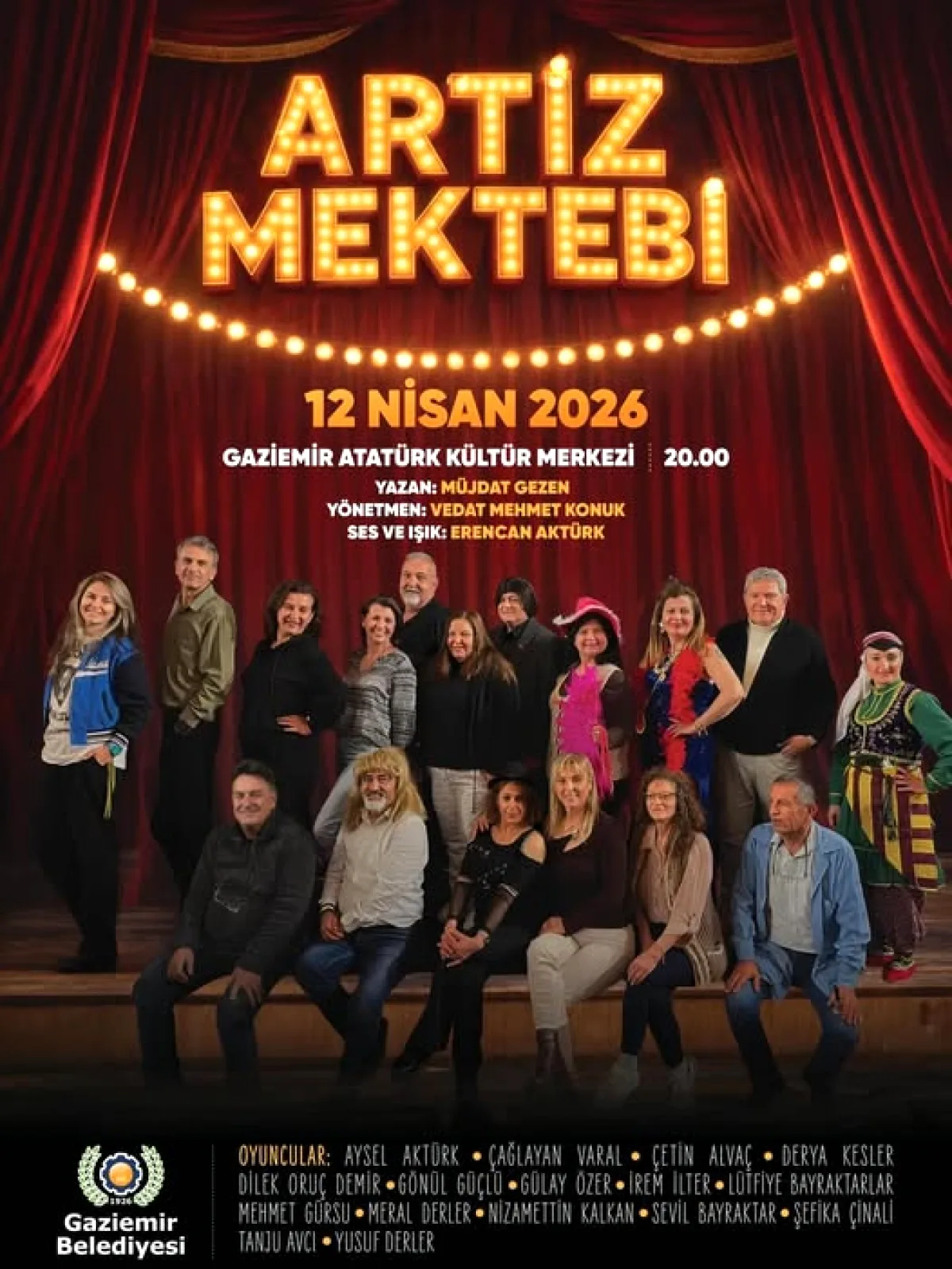 Gaziemir'de Müjdat Gezen Oyunu: Kahkahalar 12 Nisan'da Sahne Oluyor! Gaziemir'de Müjdat Gezen Oyunu: Kahkahalar 12 Nisan'da Sahne Oluyor!