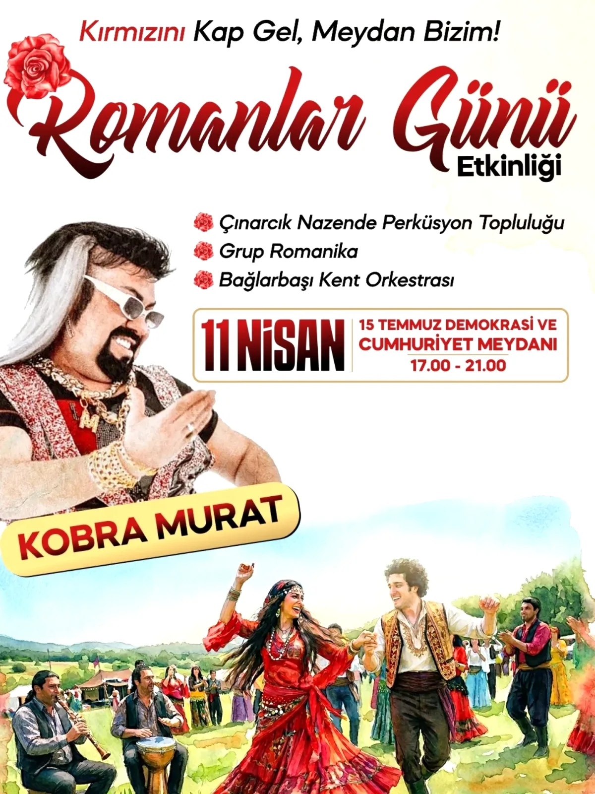 Kobra Murat Yalova'da Roman Kültürünü Sahneleyecek Kobra Murat Yalova'da Roman Kültürünü Sahneleyecek