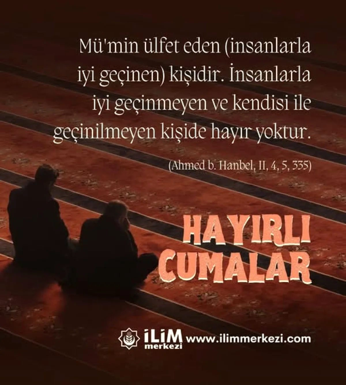 Başakşehir İlim Merkezi Cuma'ya 'Ülfet' Mesajı ile Merhaba Dedi Başakşehir İlim Merkezi Cuma'ya 'Ülfet' Mesajı ile Merhaba Dedi