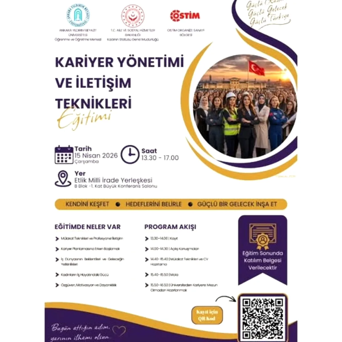 Kariyer Yönetimi Eğitimi 15 Nisan'da | Ücretsiz Katılım Fırsatı Kariyer Yönetimi Eğitimi 15 Nisan'da | Ücretsiz Katılım Fırsatı