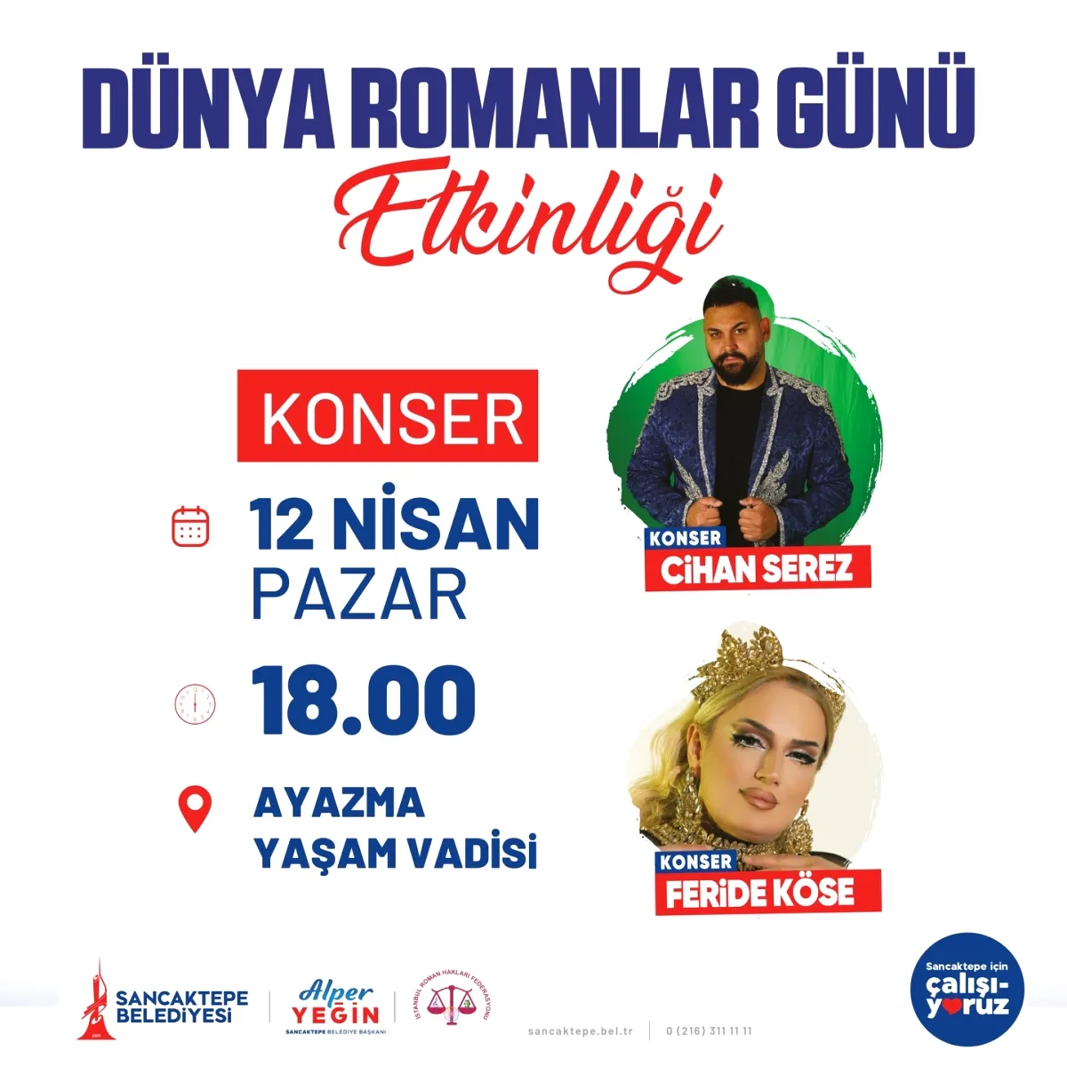 Dünya Romanlar Günü Sancaktepe'de Neşe ve Müzikle Kutlanacak Dünya Romanlar Günü Sancaktepe'de Neşe ve Müzikle Kutlanacak