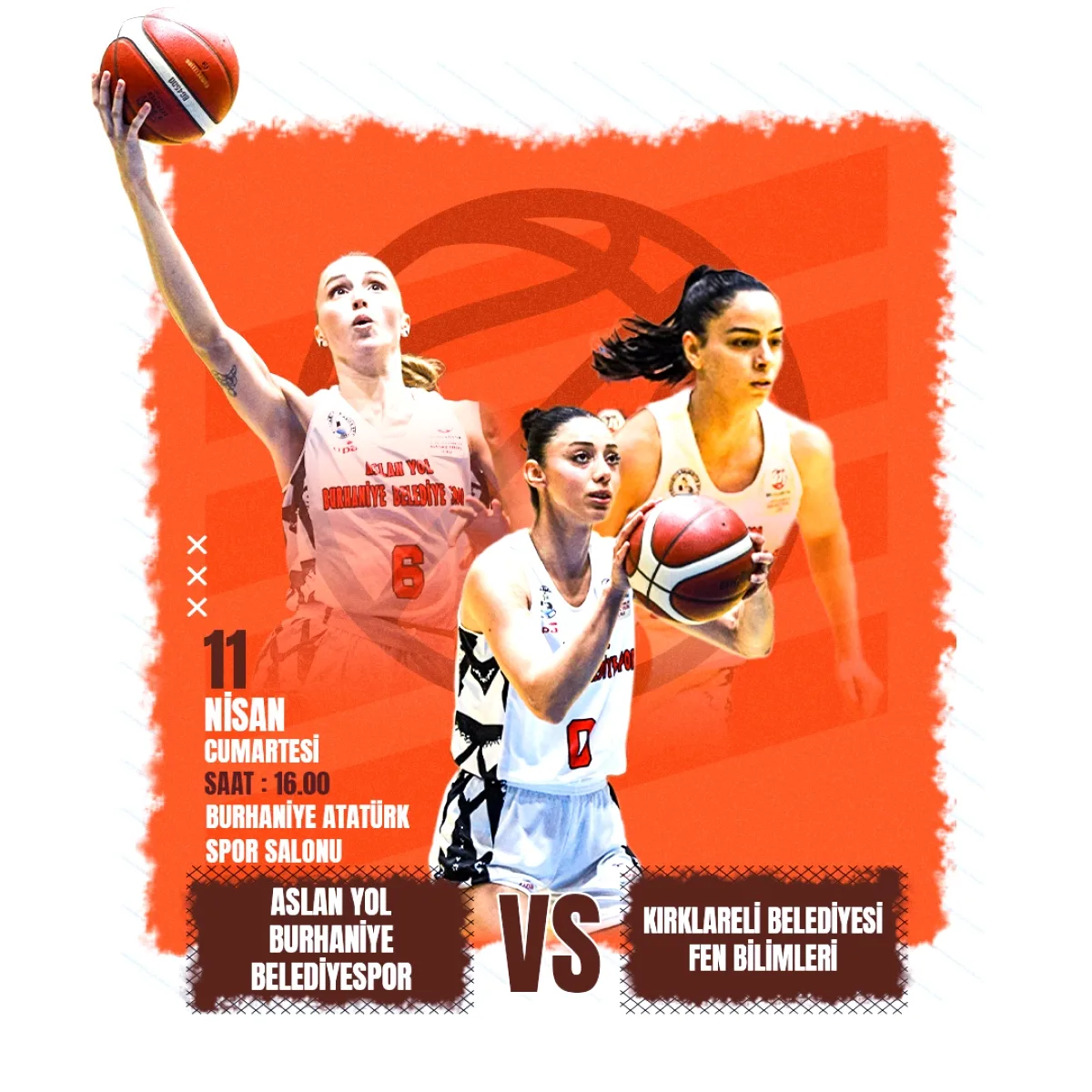 Burhaniye'de Basketbol Heyecanı: Ücretsiz Girişle TKBL Maçı Yarın! Burhaniye'de Basketbol Heyecanı: Ücretsiz Girişle TKBL Maçı Yarın!