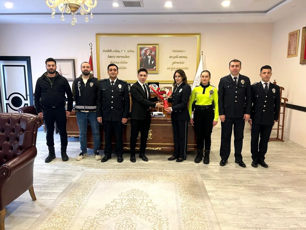 Polis Haftası'nda Kaymakamlık Makamında Ne Konuştular? Polis Haftası'nda Kaymakamlık Makamında Ne Konuştular?