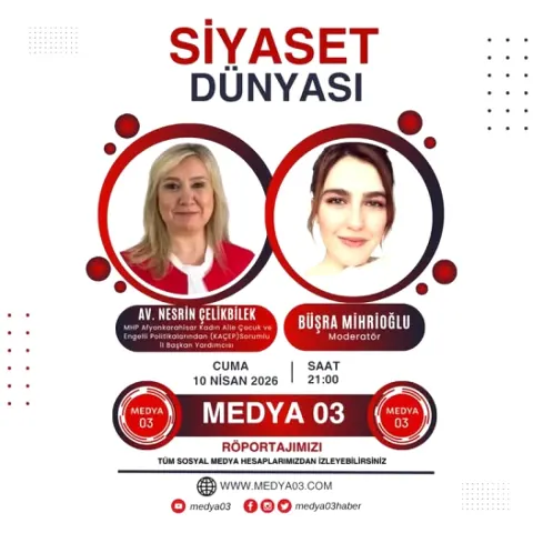 Av. Nesrin Çelikbilek, Medya03'te Afyonkarahisar'ın Nabzını Tutuyor
