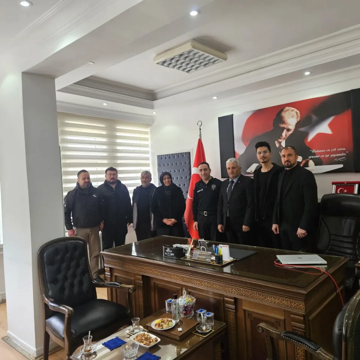 Şereflikoçhisar'da Polis Haftası'nda Emniyet Ziyareti Şereflikoçhisar'da Polis Haftası'nda Emniyet Ziyareti
