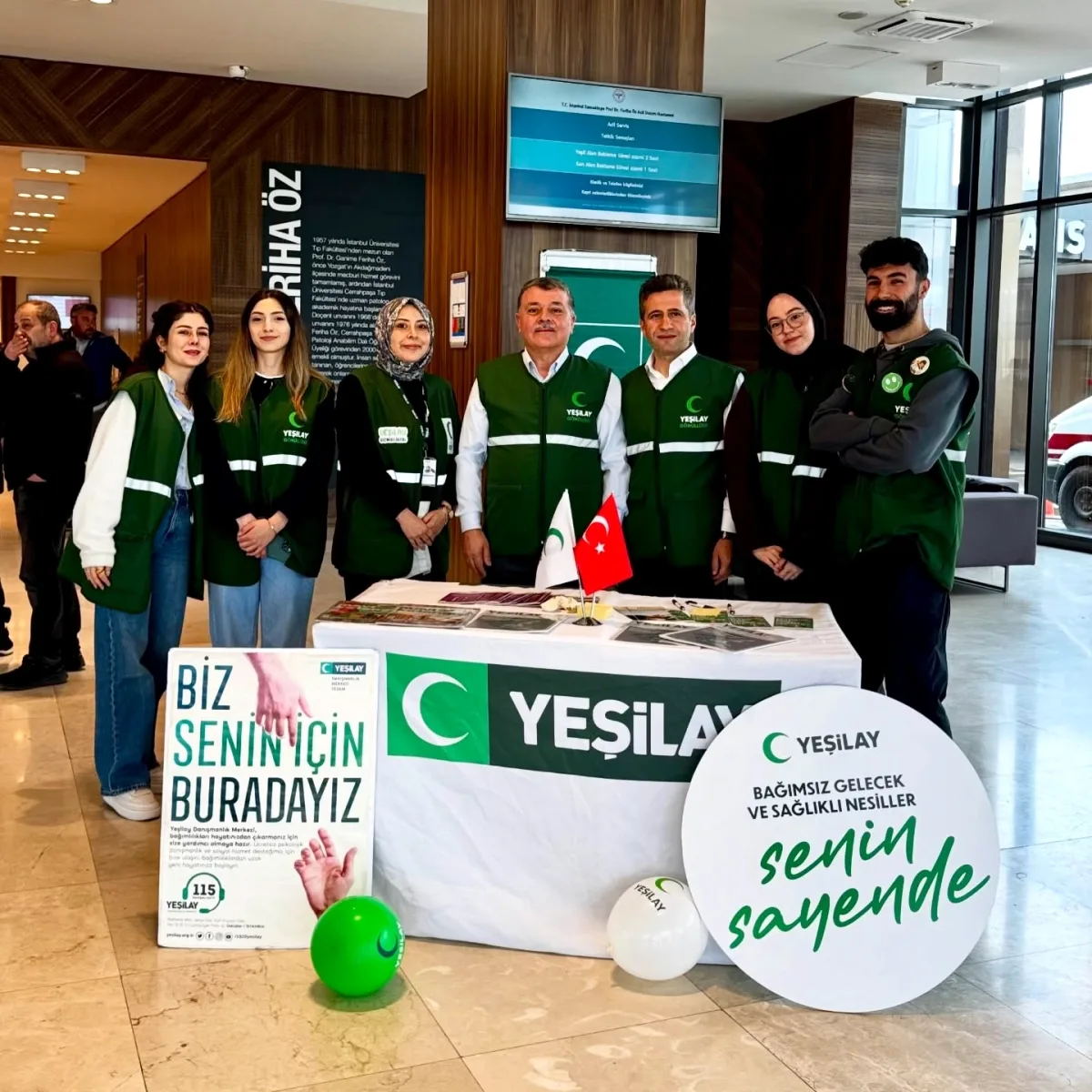 Yeşilay Sancaktepe, Hastane Koridorlarında Sağlık İçin Halkla Buluştu Yeşilay Sancaktepe, Hastane Koridorlarında Sağlık İçin Halkla Buluştu