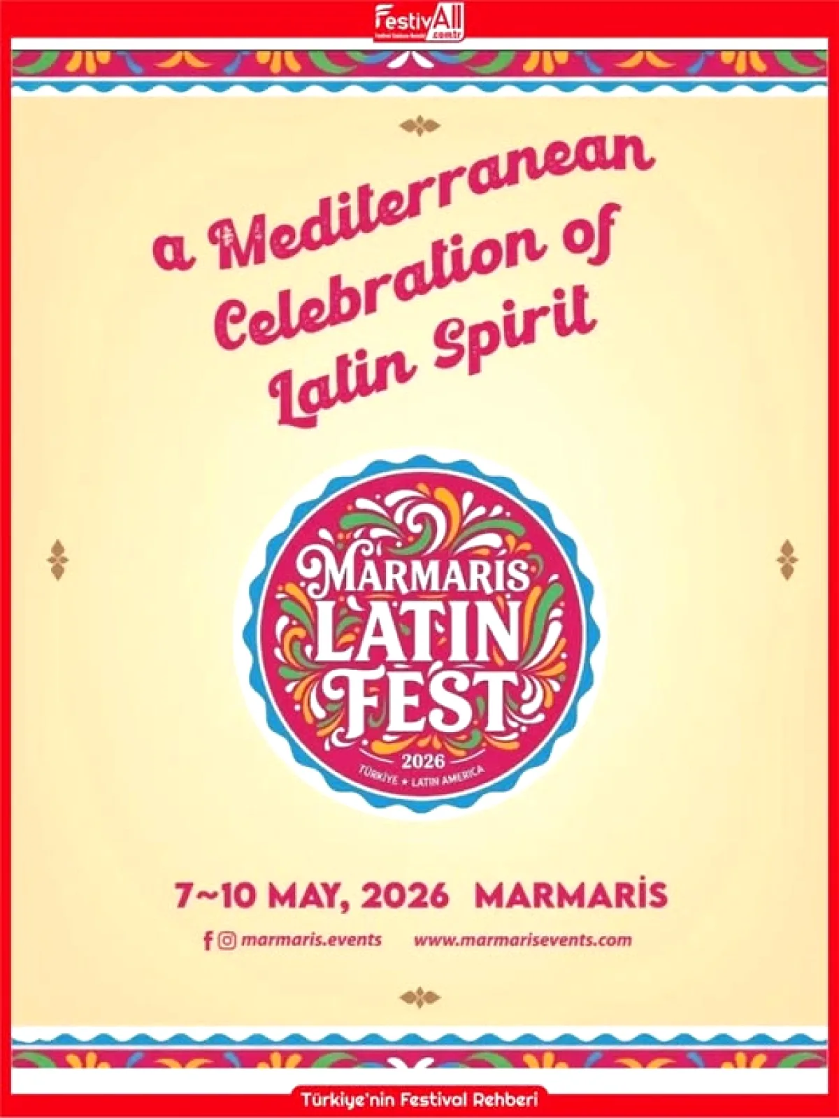 Marmaris, Türkiye'nin İlk Latin Festivali'ne Ev Sahipliği Yapacak Marmaris, Türkiye'nin İlk Latin Festivali'ne Ev Sahipliği Yapacak