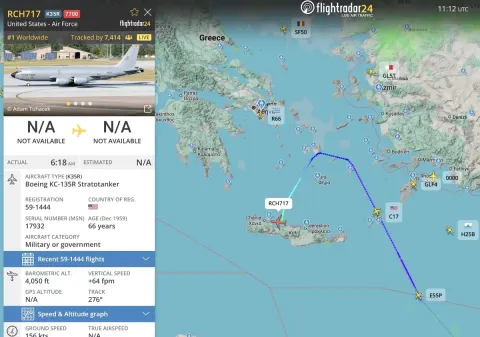 ABD'nin KC-135R Uçağı Girit'te Acil İniş Yaptı: 7700 Kodu Ne Anlama Geliyor?