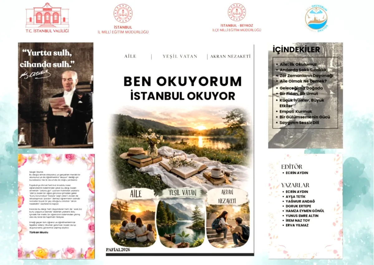 Beykoz'da Öğrenciler ve Öğretmenleri Dergi Çalışmasıyla Önemli İş Başardı Beykoz'da Öğrenciler ve Öğretmenleri Dergi Çalışmasıyla Önemli İş Başardı