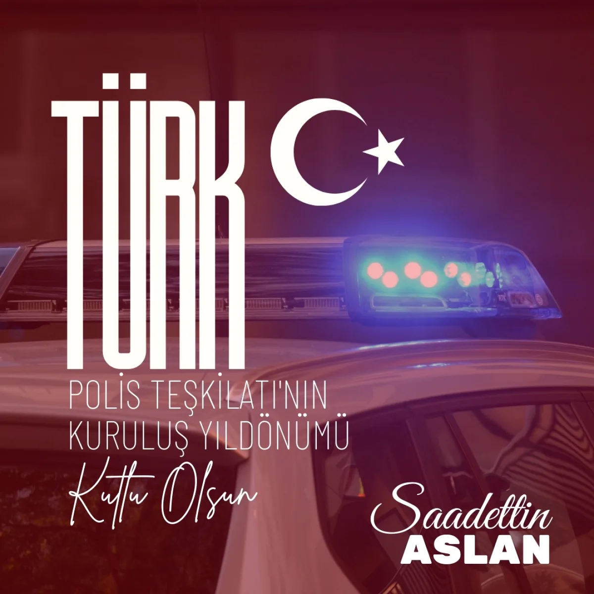 Eski Başkan Aslan: "Türk Polis Teşkilatı'nın 181. Yılı Kutlu Olsun" Eski Başkan Aslan: "Türk Polis Teşkilatı'nın 181. Yılı Kutlu Olsun"