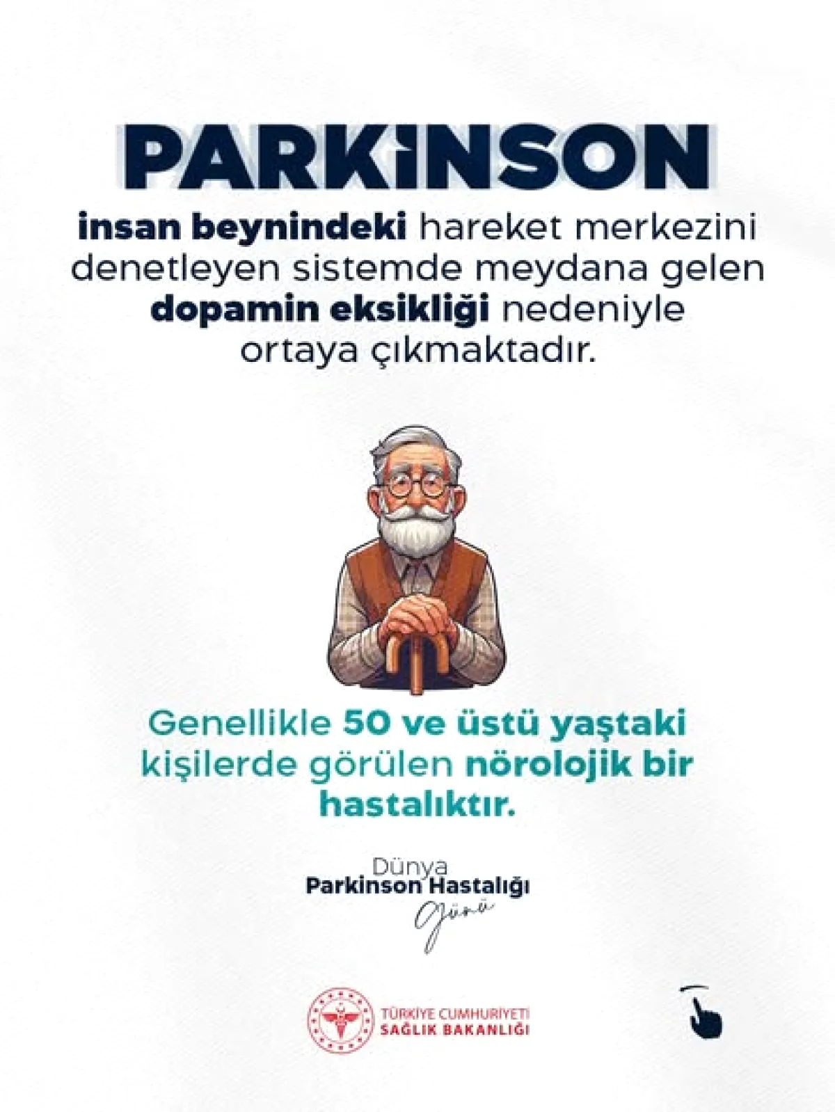 Ankara İl Sağlık Müdürlüğü'nden Dünya Parkinson Günü Açıklaması: Erken Teşhis Hayat Kurtarır Ankara İl Sağlık Müdürlüğü'nden Dünya Parkinson Günü Açıklaması: Erken Teşhis Hayat Kurtarır