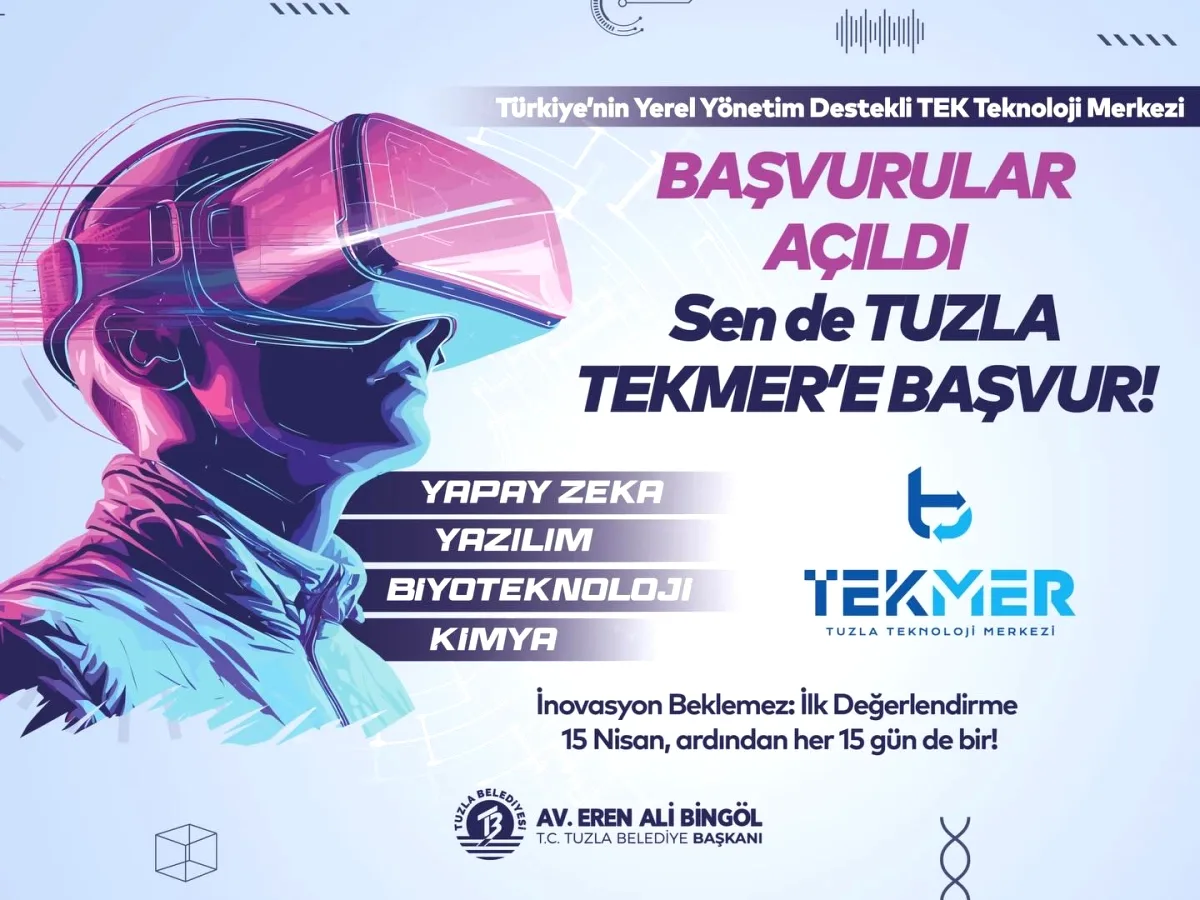 Tuzla TEKMER Girişimcileri Bekliyor: 15 Nisan'da İlk Değerlendirme! Tuzla TEKMER Girişimcileri Bekliyor: 15 Nisan'da İlk Değerlendirme!