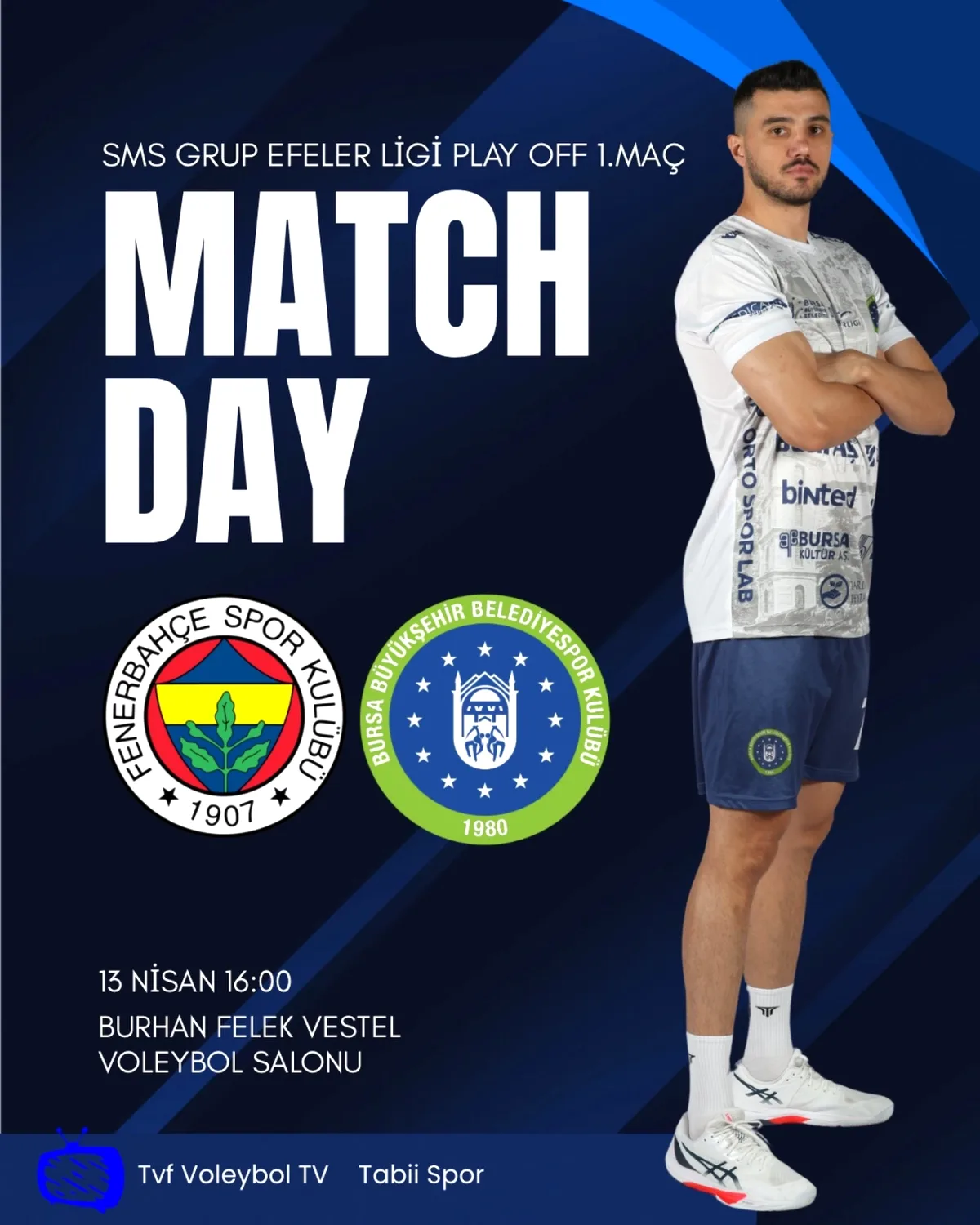 Efeler Ligi'nde Playoff Heyecanı Başlıyor: Bursa BB - Fenerbahçe Efeler Ligi'nde Playoff Heyecanı Başlıyor: Bursa BB - Fenerbahçe