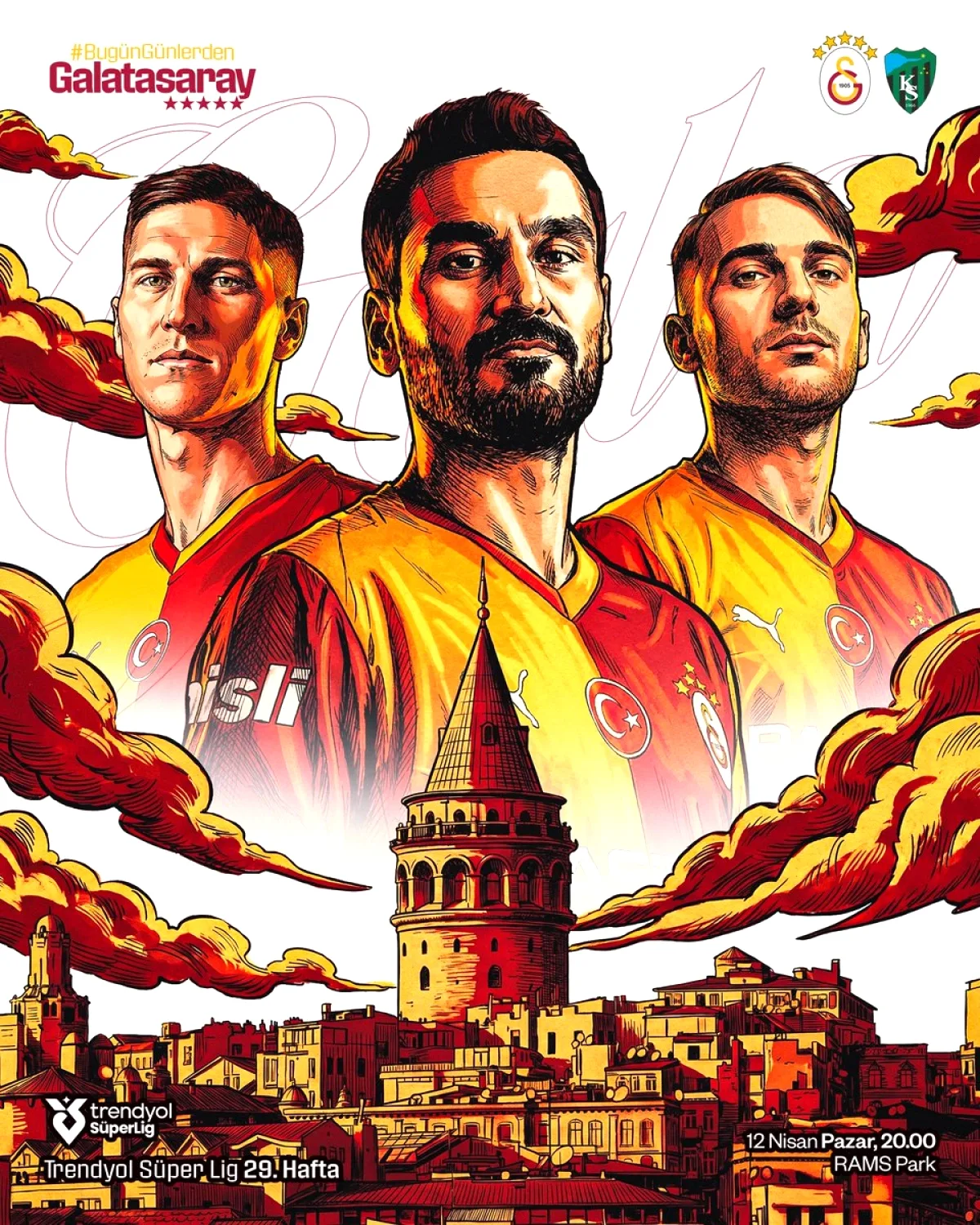 Galatasaray - Kocaelispor maçı bugün! 29. haftada kritik karşılaşma RAMS Park'ta Galatasaray - Kocaelispor maçı bugün! 29. haftada kritik karşılaşma RAMS Park'ta
