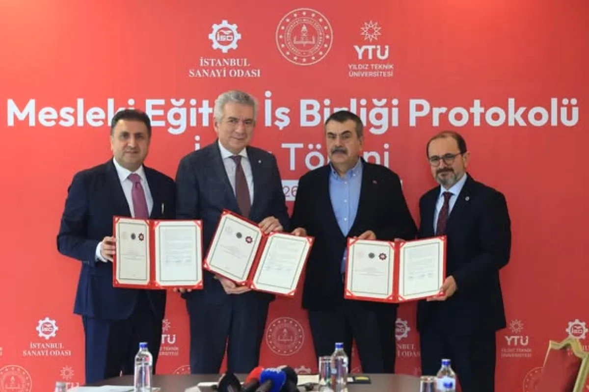 İSO, YTÜ ve MEB'den Eğitimde Dev Adım: 5 Yıllık Model Hayata Geçti İSO, YTÜ ve MEB'den Eğitimde Dev Adım: 5 Yıllık Model Hayata Geçti