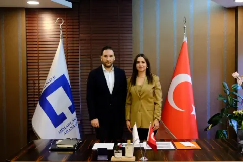 İYİ Parti Adana Milletvekili, MMO ve Mimarlar Odası Başkanlarını Ziyaret Etti