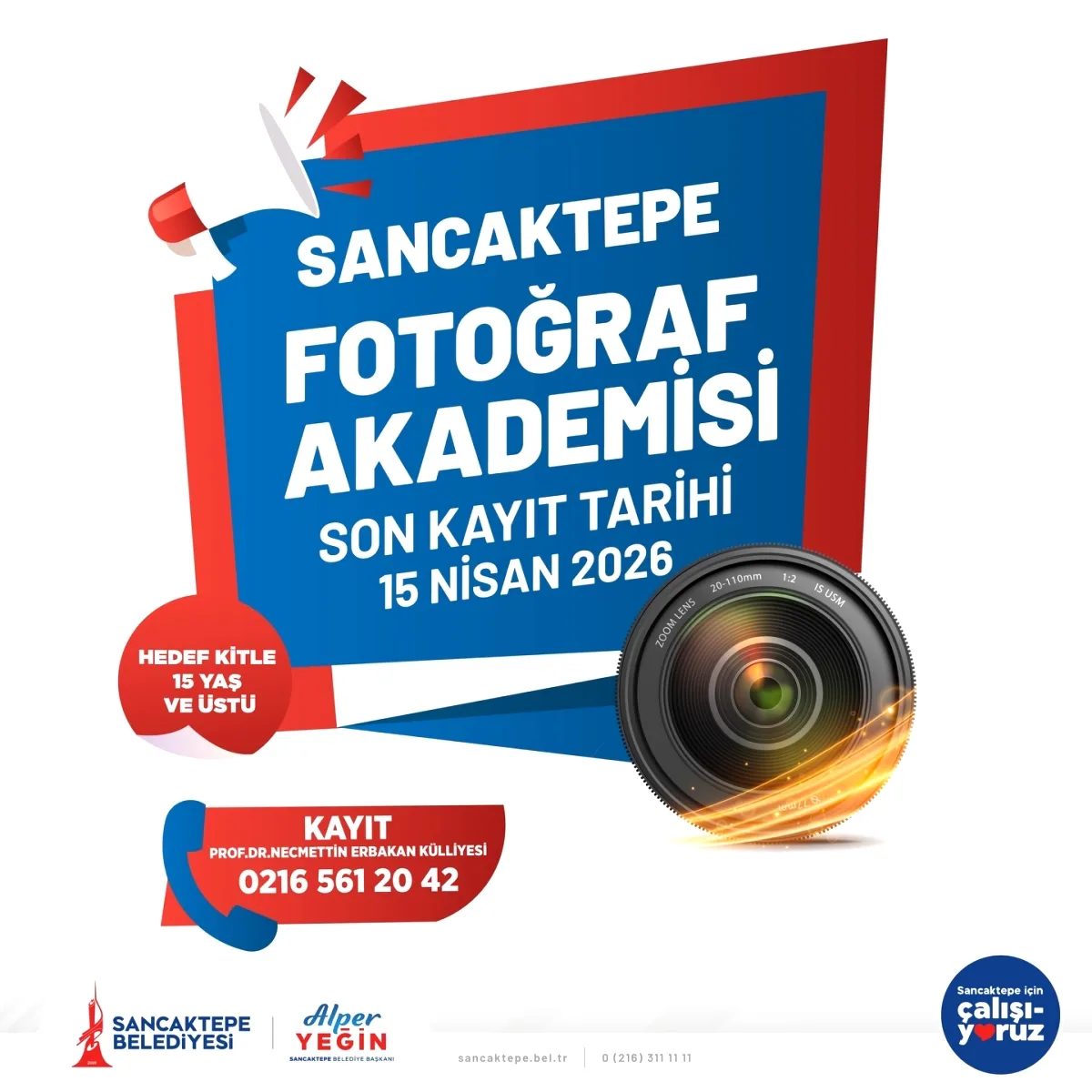 Sancaktepe'de Fotoğraf Tutkunlarına Müjde: Kayıtlar için Son 3 Gün! Sancaktepe'de Fotoğraf Tutkunlarına Müjde: Kayıtlar için Son 3 Gün!