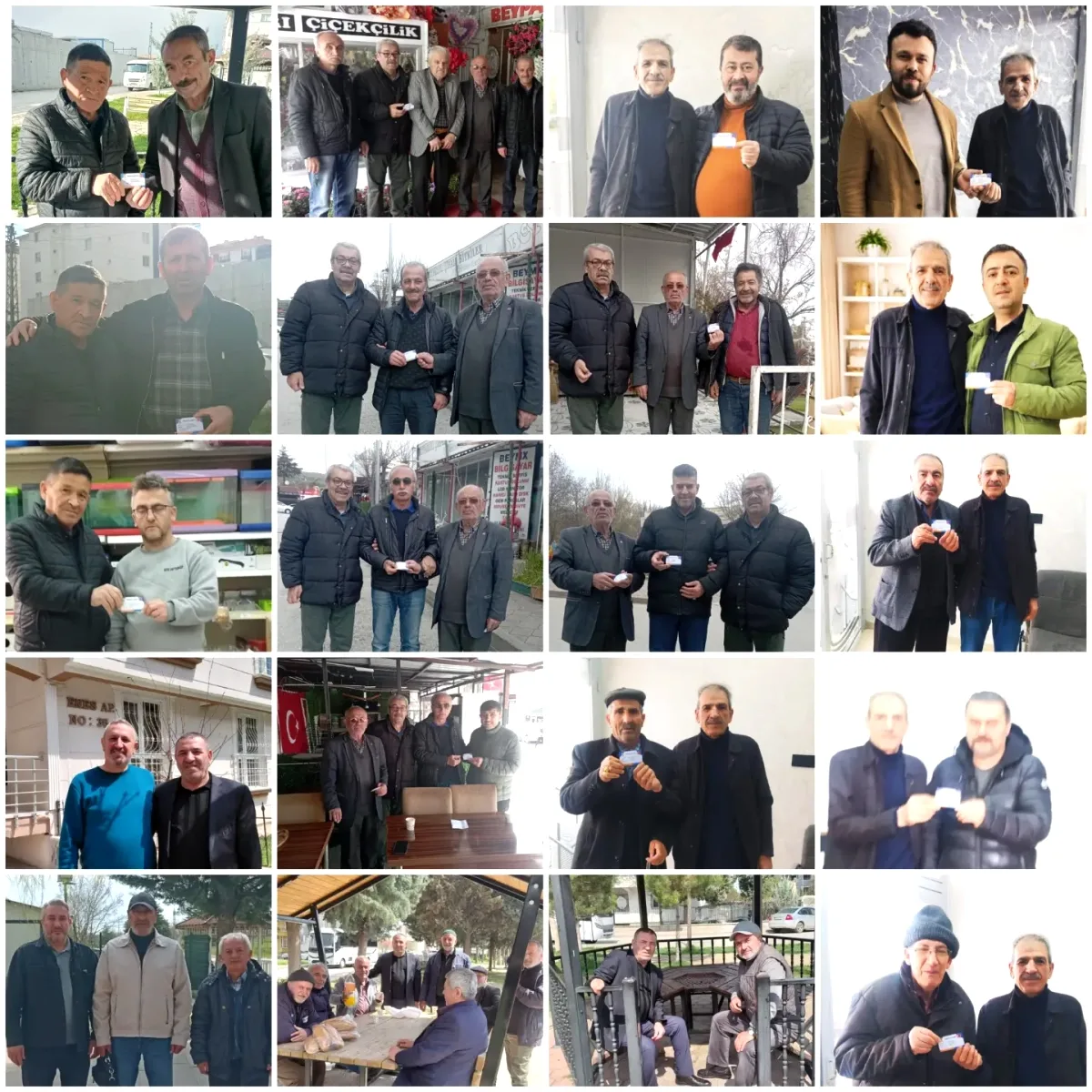Sincan'da AK Parti'den Temsilcilere Sürpriz Ziyaret Sincan'da AK Parti'den Temsilcilere Sürpriz Ziyaret