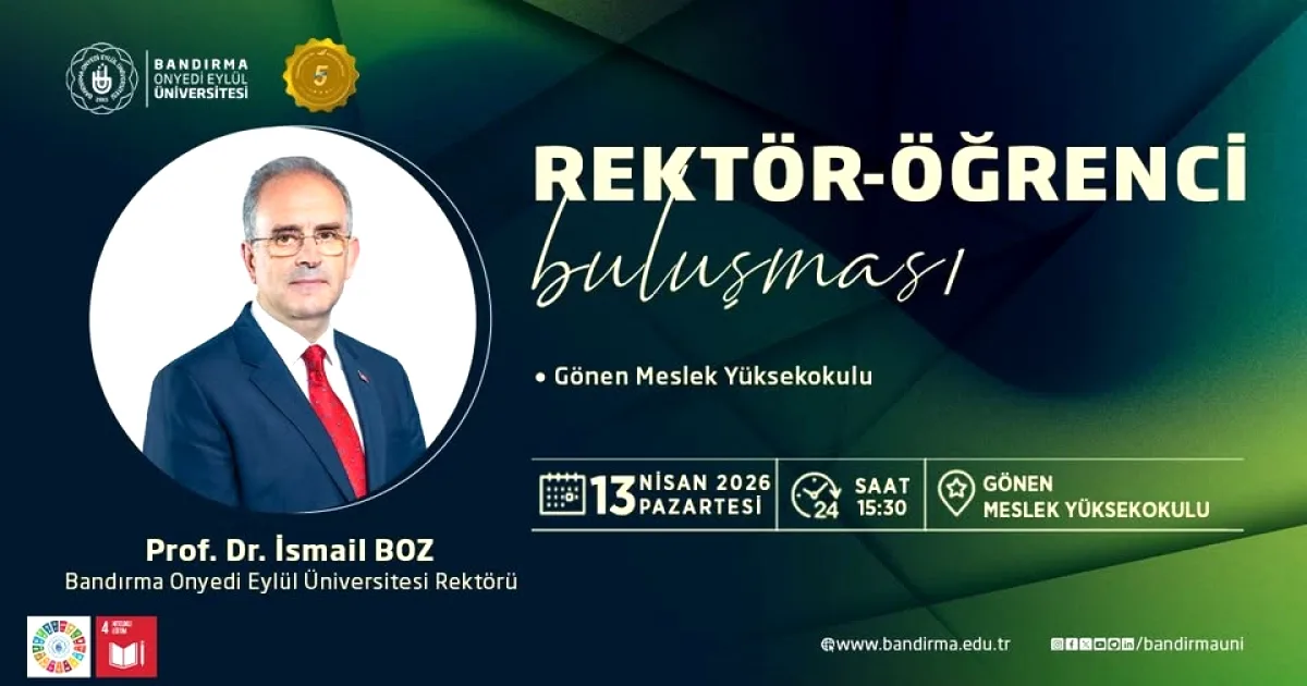 Rektör Öğrenci Buluşmaları Gönen MYO'da Rektör Öğrenci Buluşmaları Gönen MYO'da