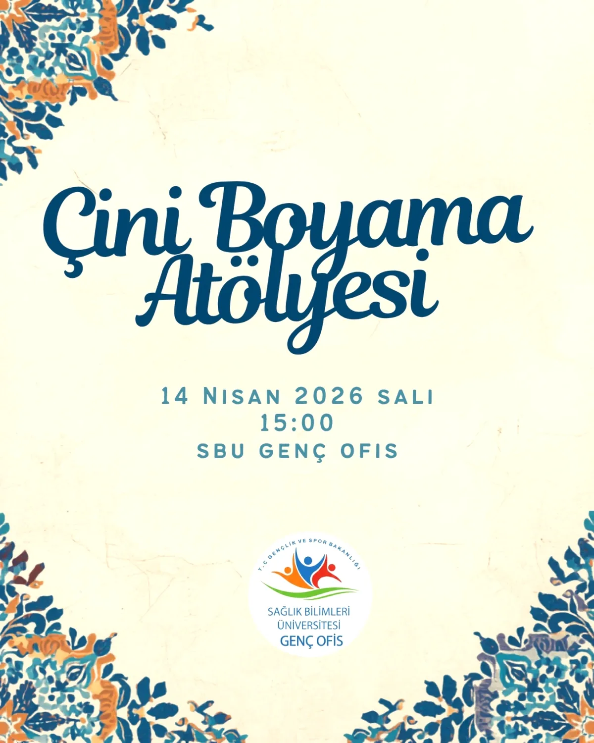Sağlık Bilimleri Üniversitesi'nden Ücretsiz Modern Çini Atölyesi Sağlık Bilimleri Üniversitesi'nden Ücretsiz Modern Çini Atölyesi