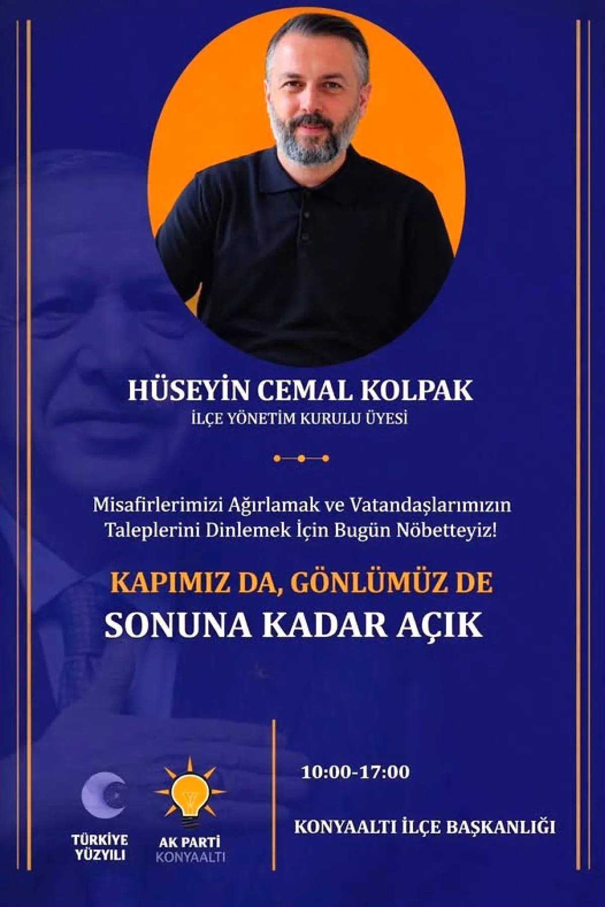 Konyaaltı'da Nöbetçi Sistem: Vatandaş AK Parti İlçe Başkanlığı'nda Konyaaltı'da Nöbetçi Sistem: Vatandaş AK Parti İlçe Başkanlığı'nda