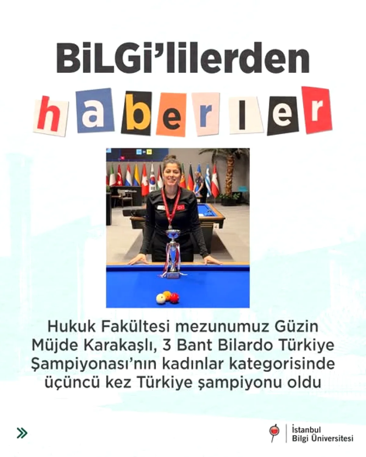 Bilgi Üniversitesi Mezunu Bilardo Şampiyonu Bilgi Üniversitesi Mezunu Bilardo Şampiyonu