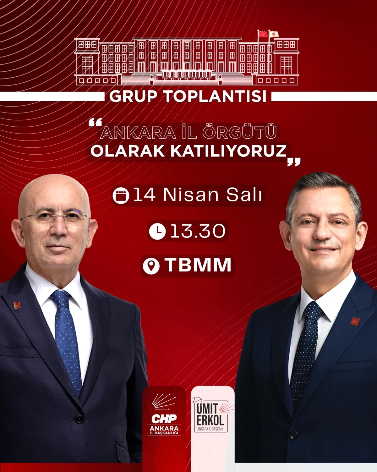 CHP Lideri Özgür Özel'in TBMM Konuşmasına Ankara'dan Katılım Çağrısı CHP Lideri Özgür Özel'in TBMM Konuşmasına Ankara'dan Katılım Çağrısı