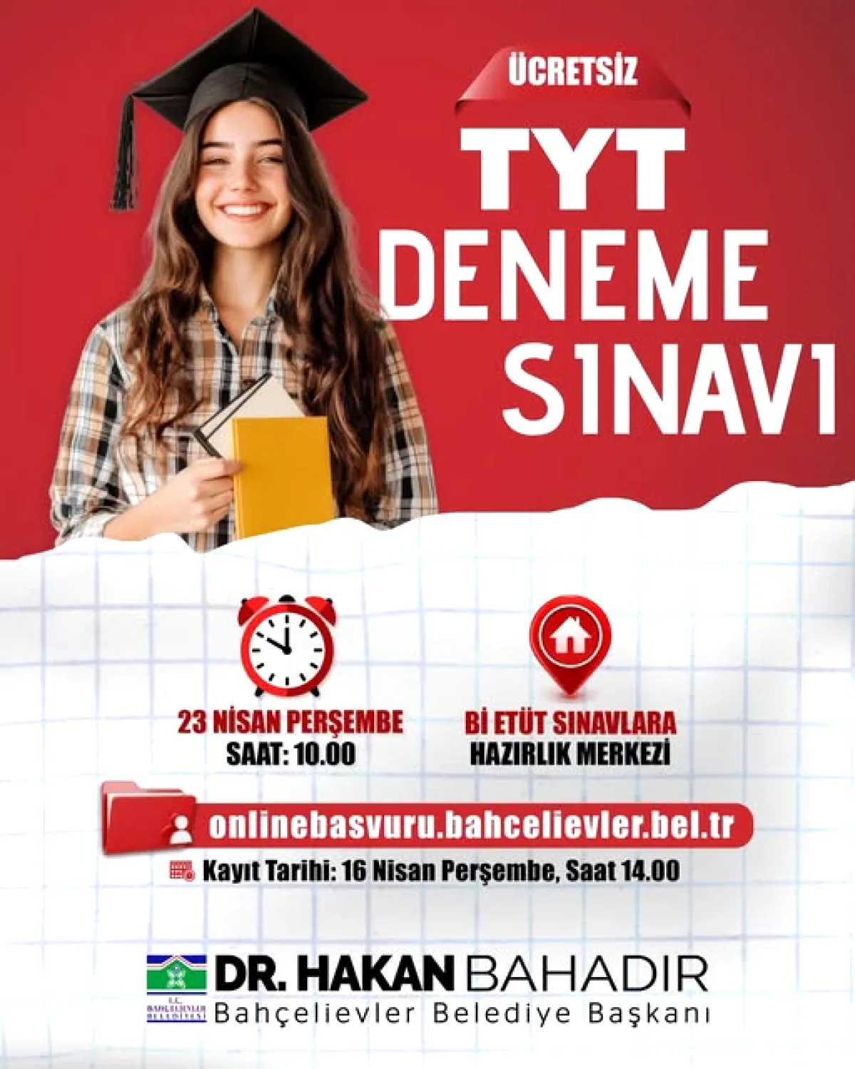Bahçelievler'de Ücretsiz TYT Deneme Sınavı: Gençler İçin Sınav Öncesi Fırsat Bahçelievler'de Ücretsiz TYT Deneme Sınavı: Gençler İçin Sınav Öncesi Fırsat
