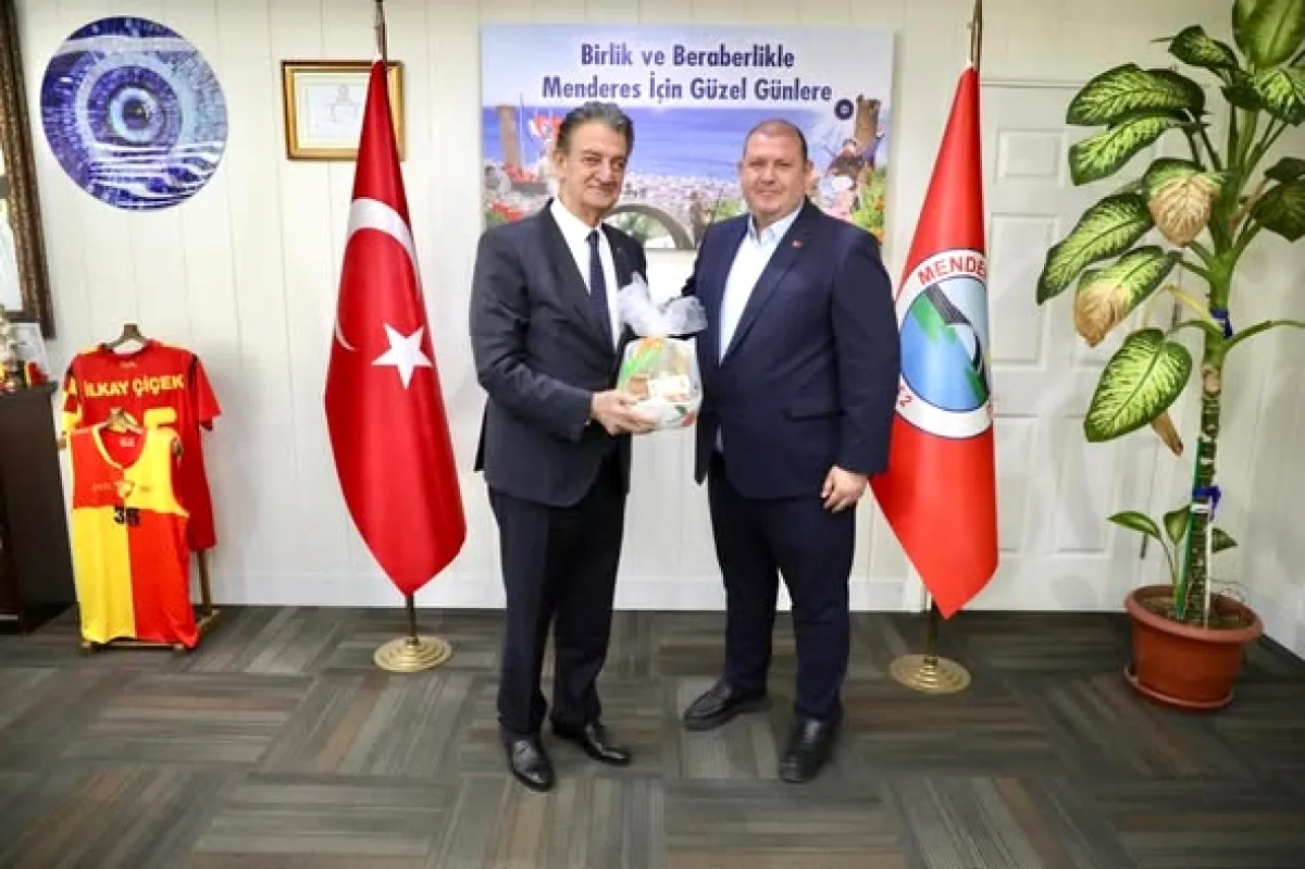İzmir Menderes Belediyesi, Atatürkçü Düşünce Derneği Yöneticilerini Ağırladı İzmir Menderes Belediyesi, Atatürkçü Düşünce Derneği Yöneticilerini Ağırladı
