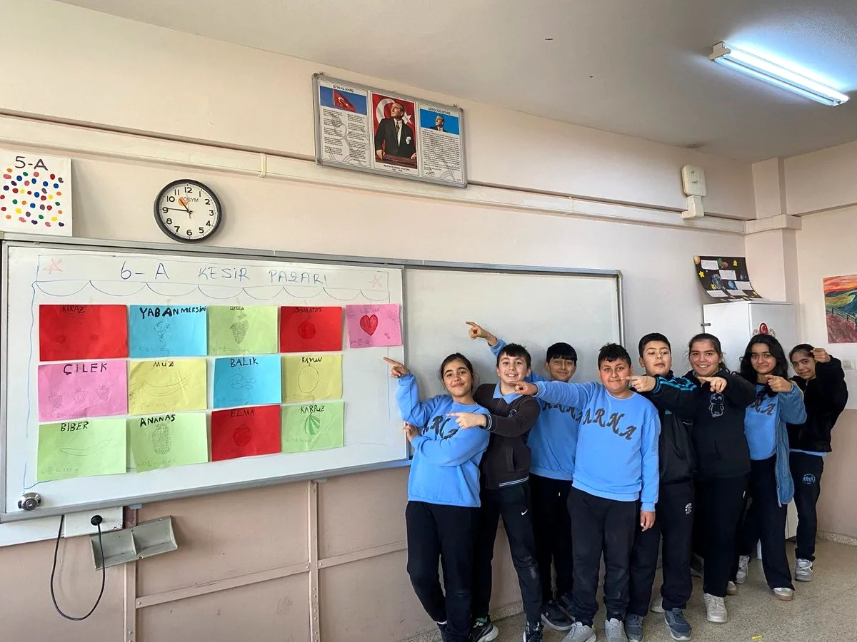 Ceyhan'da Öğrenciler Kesirleri Maarif ile Öğreniyor Ceyhan'da Öğrenciler Kesirleri Maarif ile Öğreniyor