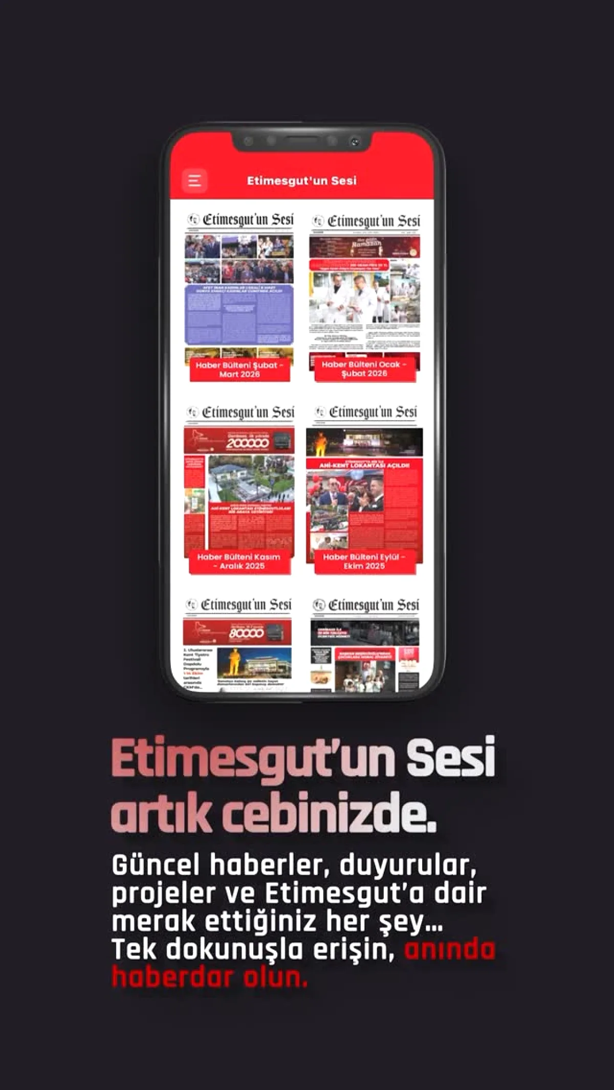 Etimesgut'un Sesi Uygulaması: Şehrin Tüm Haberleri Cebinizde Etimesgut'un Sesi Uygulaması: Şehrin Tüm Haberleri Cebinizde