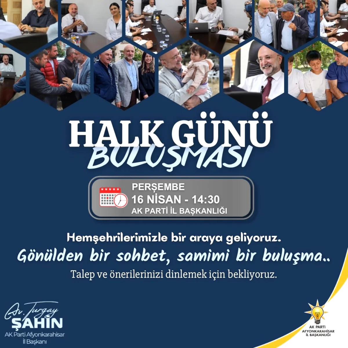 AK Parti Afyonkarahisar'dan Vatandaş Buluşması: Yarın Saat 14:30'da AK Parti Afyonkarahisar'dan Vatandaş Buluşması: Yarın Saat 14:30'da