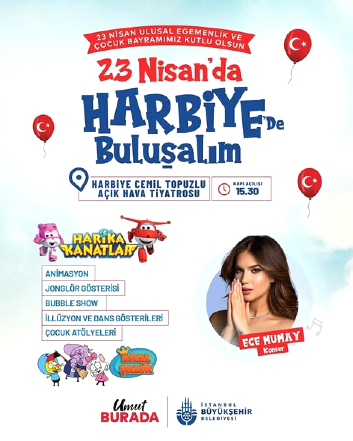 İstanbul'da 23 Nisan Coşkusu: Harbiye'de Dev Buluşma İstanbul'da 23 Nisan Coşkusu: Harbiye'de Dev Buluşma