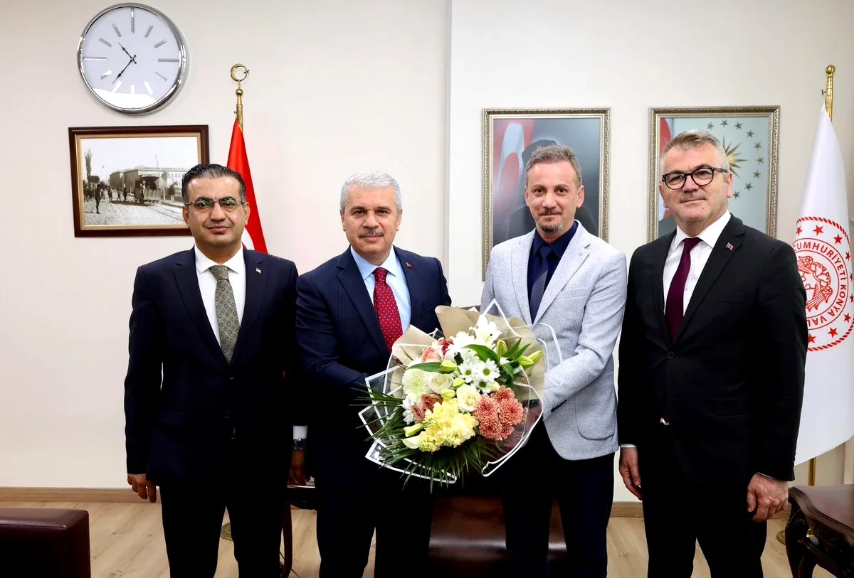 Seydişehir'den Konya Valisi'ne 50. Turizm Haftası Ziyareti Seydişehir'den Konya Valisi'ne 50. Turizm Haftası Ziyareti