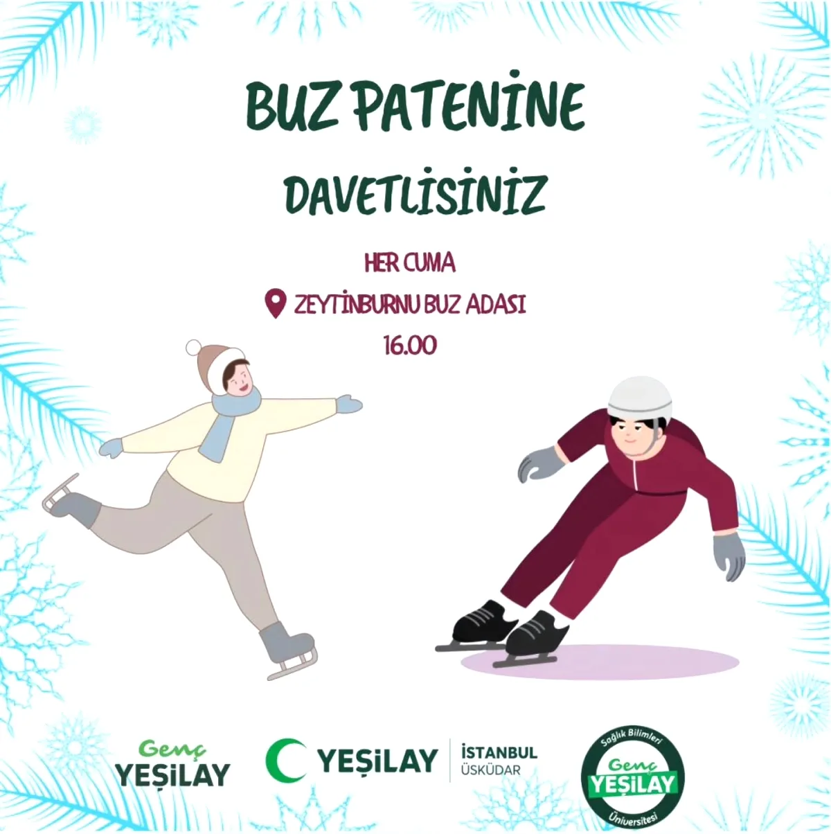 Yeşilay Üsküdar, Bağımlılıkla Mücadele İçin Buz Adası'nda Buluşuyor Yeşilay Üsküdar, Bağımlılıkla Mücadele İçin Buz Adası'nda Buluşuyor