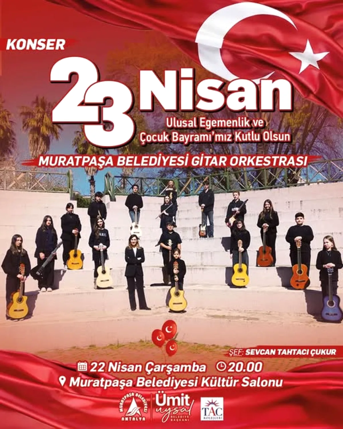 Muratpaşa'da 23 Nisan Coşkusu: Çocuklar Gitar Konseriyle Sahne Alıyor Muratpaşa'da 23 Nisan Coşkusu: Çocuklar Gitar Konseriyle Sahne Alıyor
